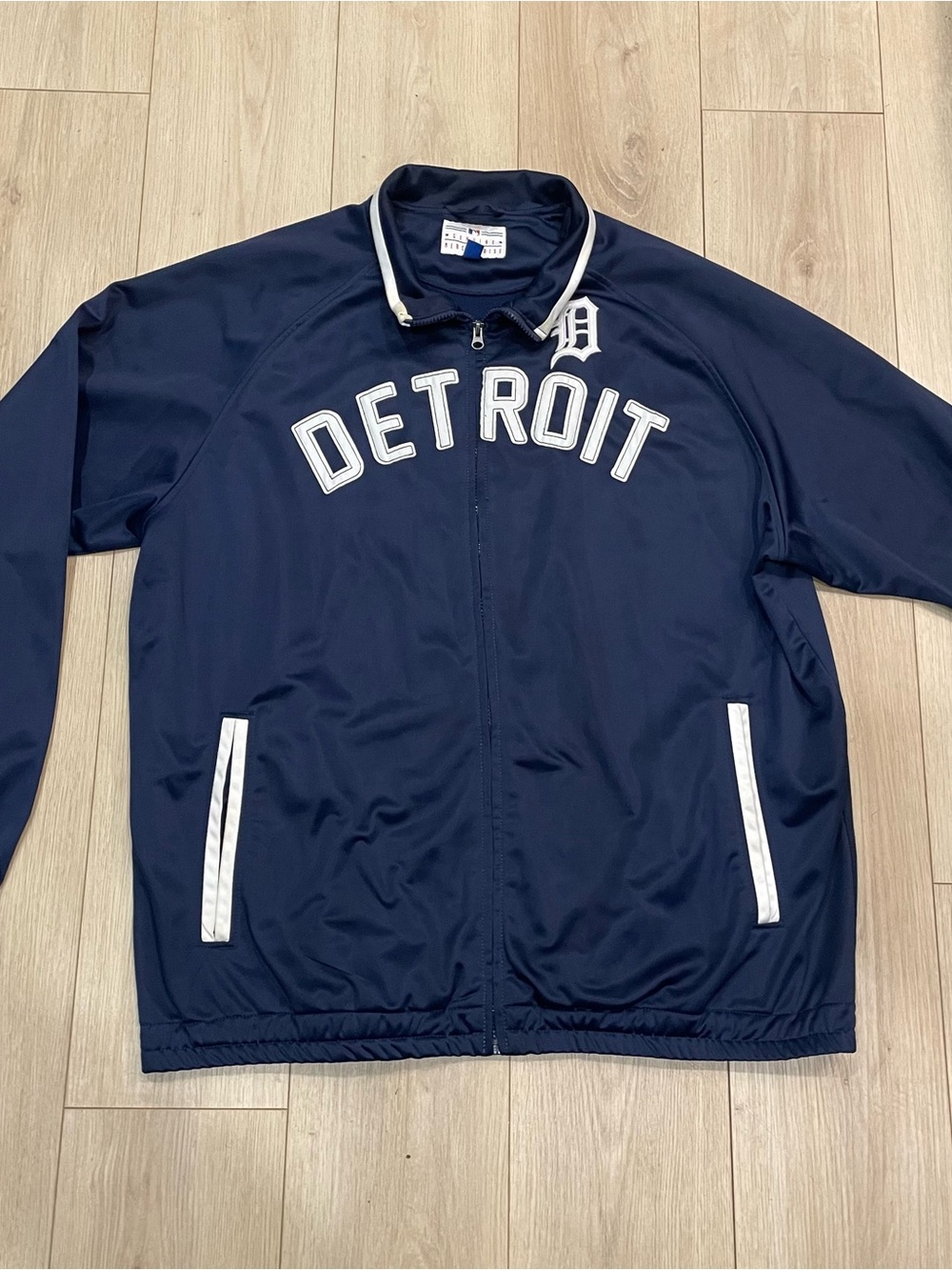 Vintage Detroit Tigers Genuine Merchandise Zip Up Lightweight Jacket